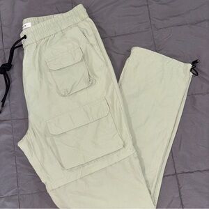 Convertible Cargo Pants Lightweight Green Men’s Zip-Off Legs. PacSun